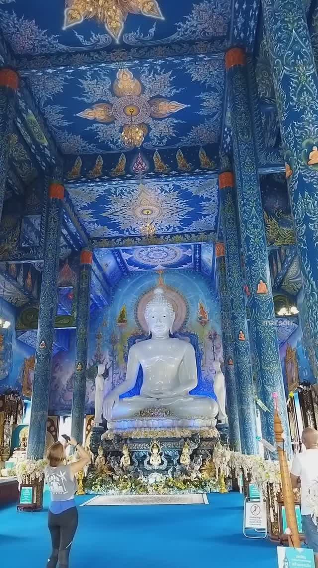 чианграй. просто синий храм ч.2 rong suea ten temple วัดร่องเสือเต้น blue temple chiangrai เชียงราย