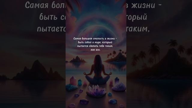 Оставайся собой в любых обстоятельствах 😘