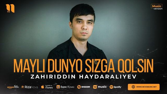 Zahiriddin Haydaraliyev - Mayli dunyo sizga qolsin (audio 2023)