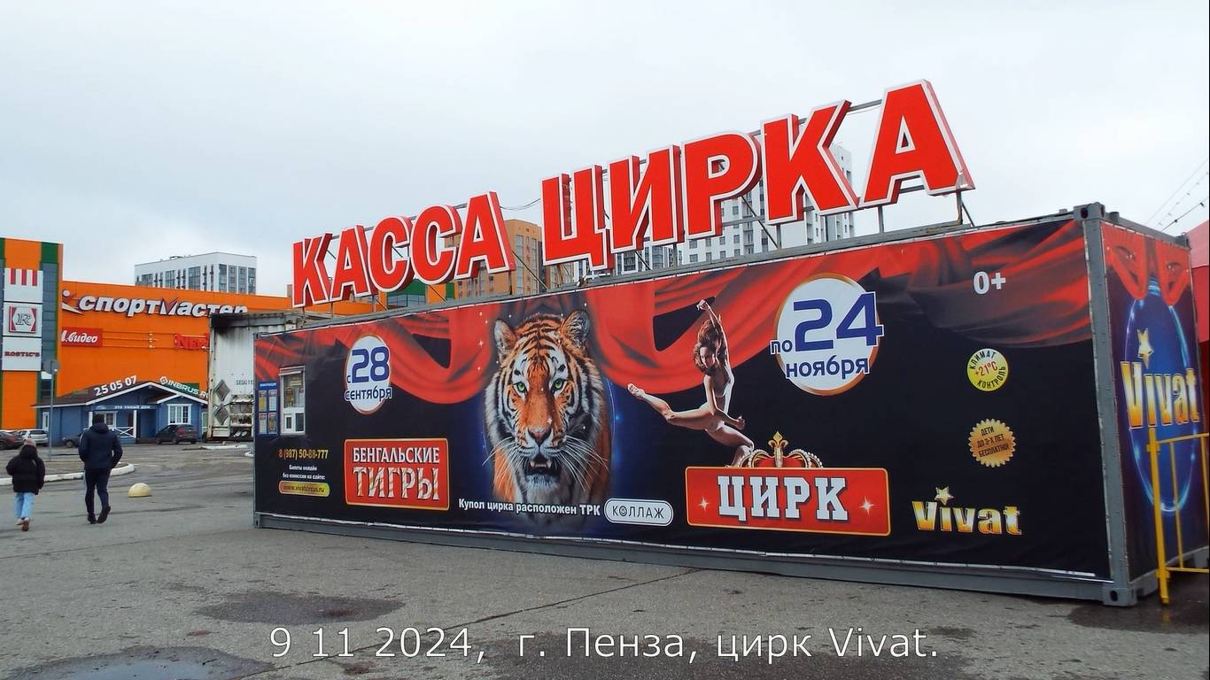 9 11 2024, г. Пенза, цирк Vivat.