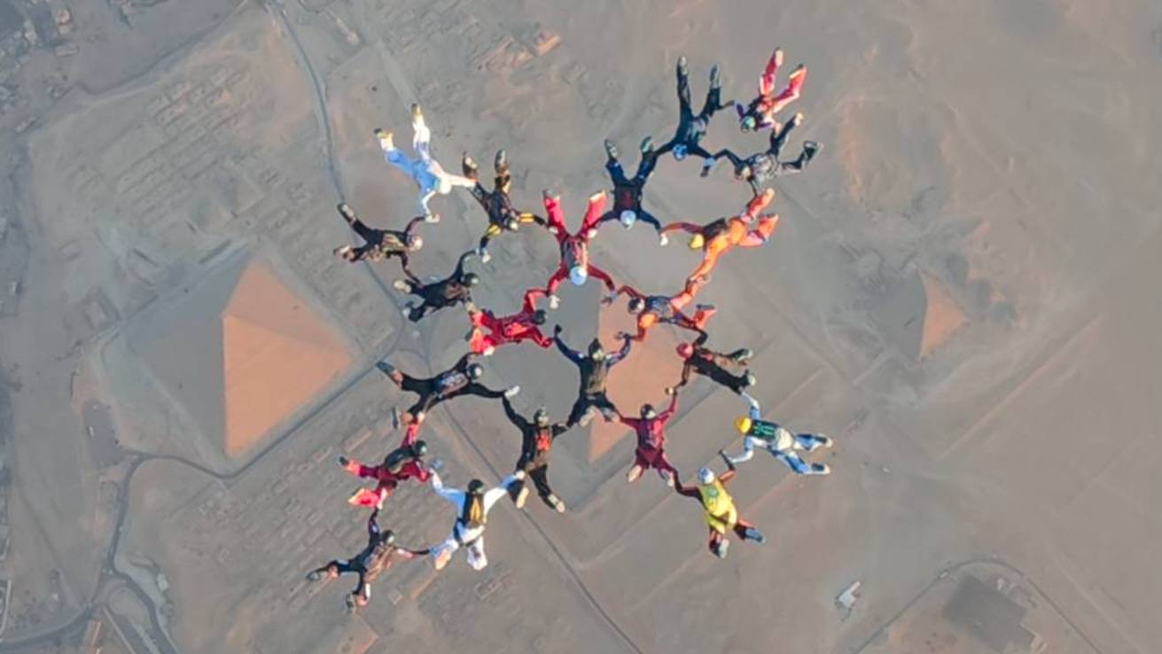 3Skydive Pharaohs ноябрь 2024 Парашютные прыжки над пирамидами плато Гизы