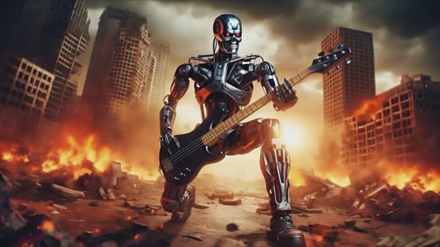Ruins of a Forgotten World | Metal Robot Apocalypse AI Music Video