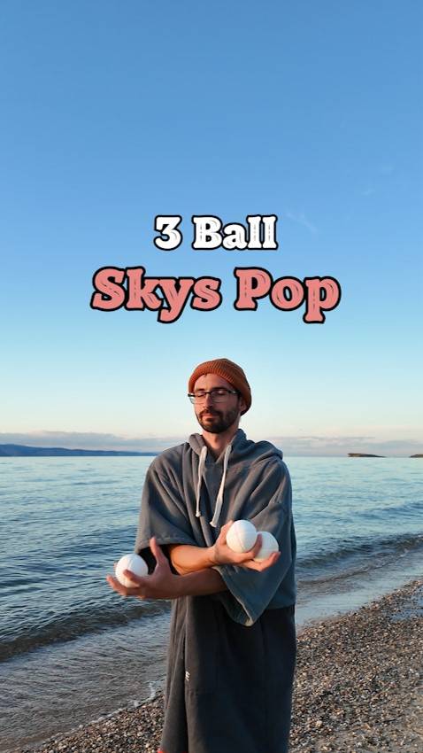 3 ball juggling - Skys Pop 🙃