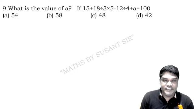 MOCK TEST (MATH) / (73) FOR ICDS/ARI/AMIN/SFS/ICDS/OSSC,CGL :