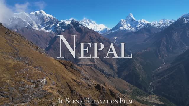 Nepal 4K - Scenic Relaxation Film With Calming Music