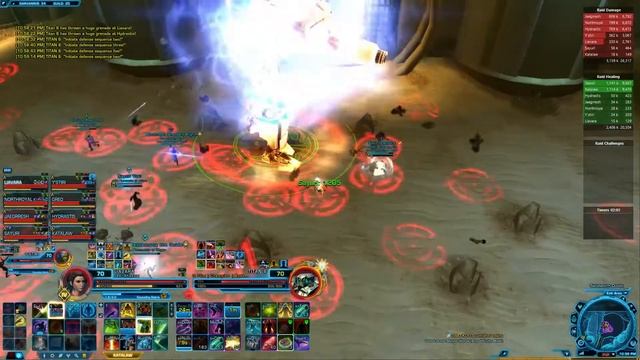 SWTOR PvE 5.9 - Kinetic Combat Shadow - Master Mode Titan 6 Attempt (Dec 4, 2018)