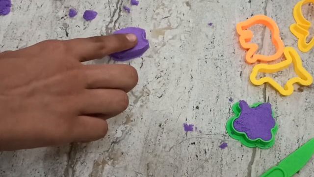Kinetic Sand Unboxing and Review | Online Purchase Kinetic Sand | Yummy Miniature Tharunikha | ASMR