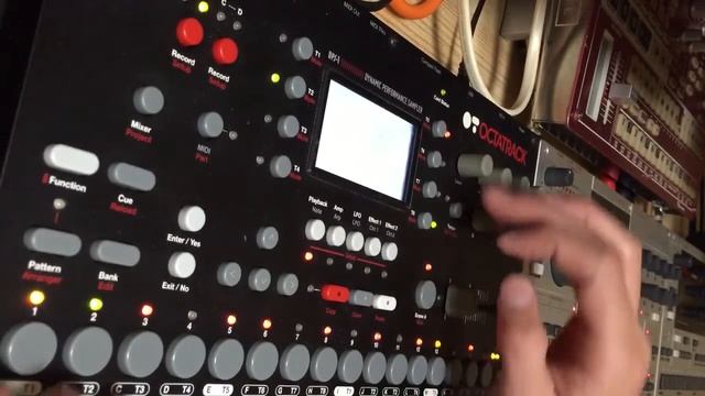 Elektron octatrack ComboFilter Test+machindrum