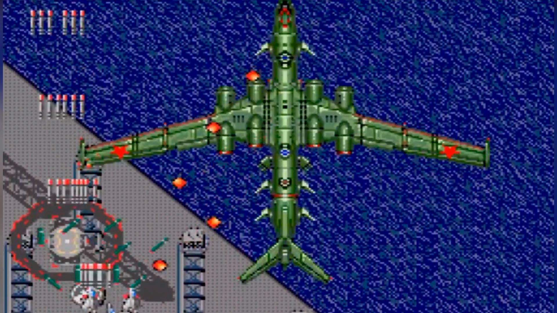 Task Force Harrier EX - Битвы с боссами/все боссы Sega Mega Drive/Genesisis