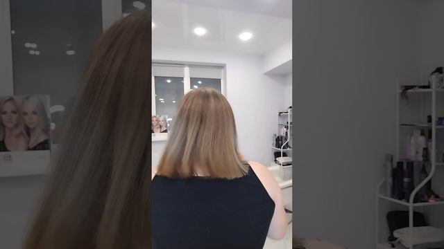 мелирование выход из ярко медного цвета в пепельно русый цвет