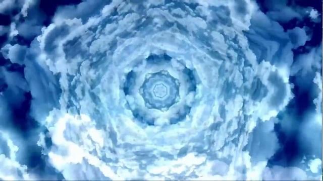 Энергопоток через тело между лбом и макушкой