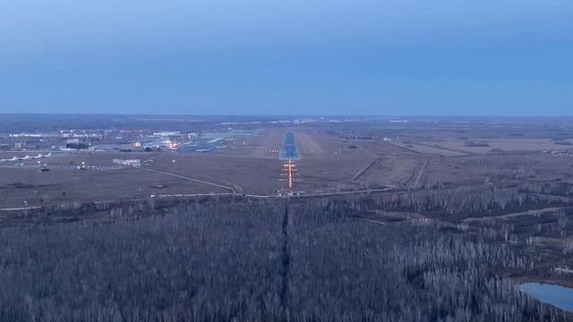 Посадка в Новосибирске