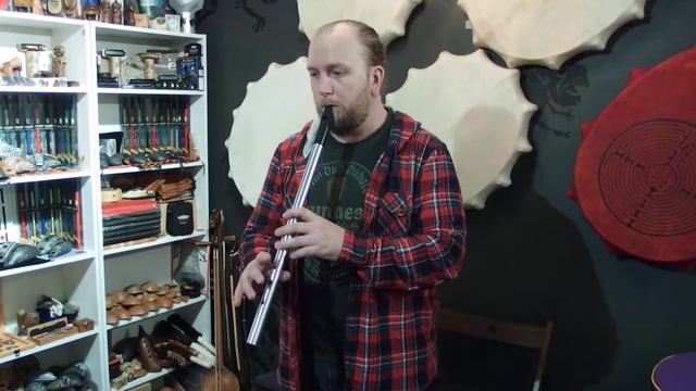 Low D Whistle Nightingale (non tunable) - A. Karavaev - www.shamanic.ru