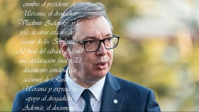 Vučić firmó una declaración condenando a Rusia