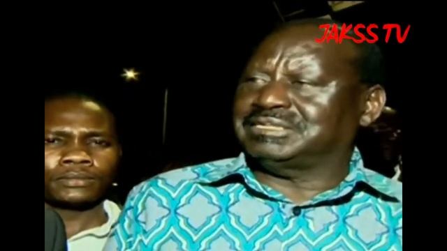 RAILA/ DANSTAN OMARI CAMPS AT MATIANGI'S HOME IN KAREN AMID POLICE RAID #trending #railaodinga