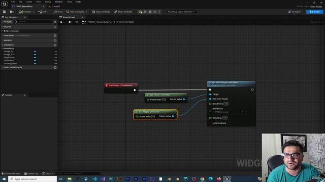 386.On click event for main menu button