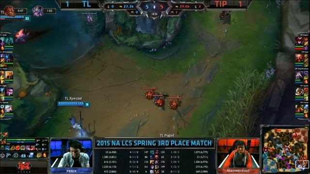 ♠ SEASON 5 ♠ || Team Impulse vs Team Liquid  Game 3 NA LCS Spring 2015 playoffs  TIP vs TL G3