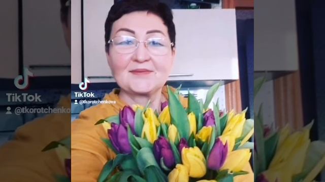 Тюльпанчики в подарок для мамочки любимой
