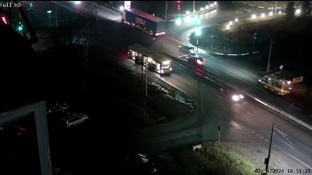 2024.11.07 Ленинградский и Моторостроителей_автобус сбил пешехода