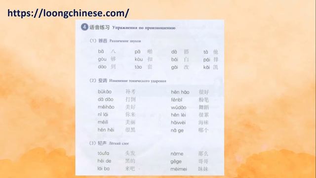 Lesson 1 page 8 of  Conversational Chinese 301  汉语会话301句