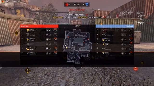 Warface [EU] Clan War 5frags.org Vs Revlot.