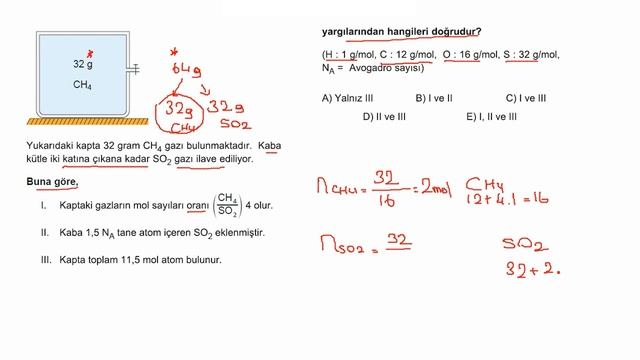 EĞİTİM VADİSİ 10  SINIF DENEME 6 B KİTAPÇIĞI FEN BİLİMLERİ Soru Çözümleri