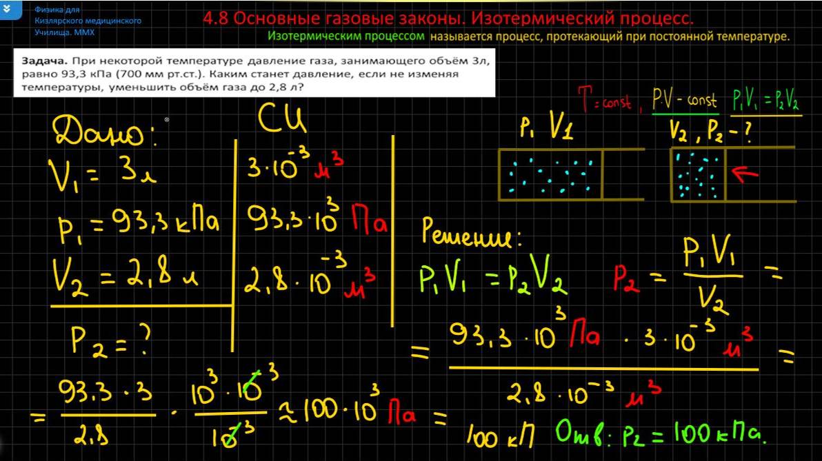 4.8 А. Изотермический процесс