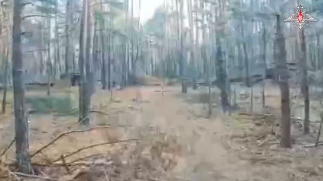 Уничтожение живой силы ВСУ в блиндаже с помощью FPV-дрона