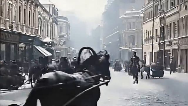 МОСКВА 1908 год . Moscow 1908 (New Version) in color