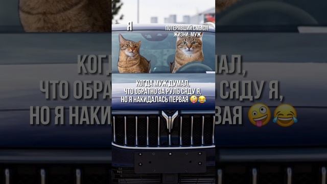 Когда муж думал, что обратно за руль сяду я, но я накидалась первая #продажаавто #смешно #прикол