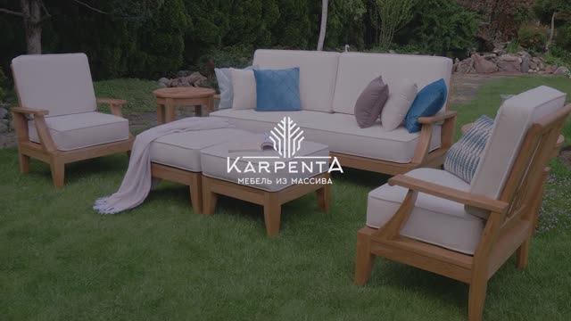 Обзор мебели из массива "Karpenta"