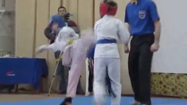 Первенство Азовского района.  Russian children study karate