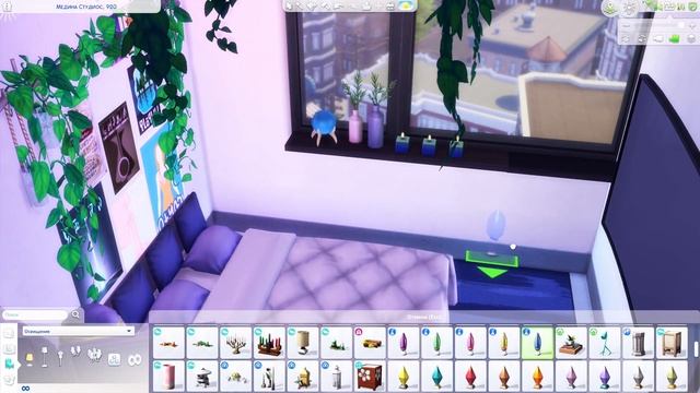 Комната для геймерши | Комната из Pinterest | The Sims 4: Строительство | NEON BEDROOM