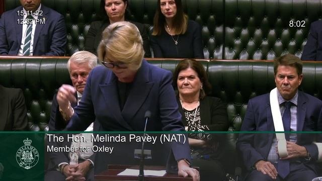 Valedictory Speech - The Hon Melinda Pavey MP, Member For Oxley
