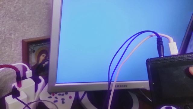 Переходник av to vga но виде 90х