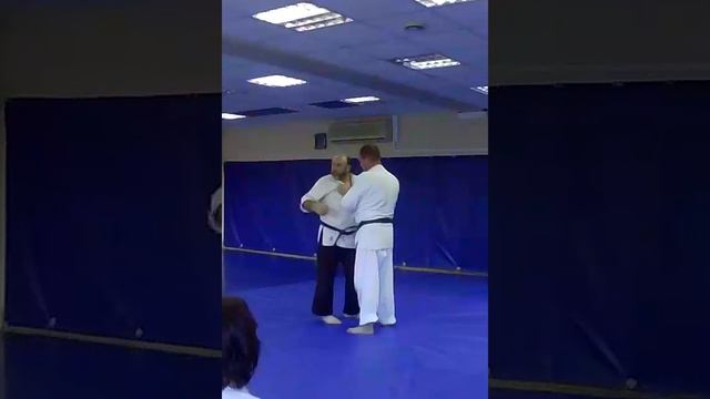 Sinten-ryu / aikido,  Наработка броска - kokyu nage