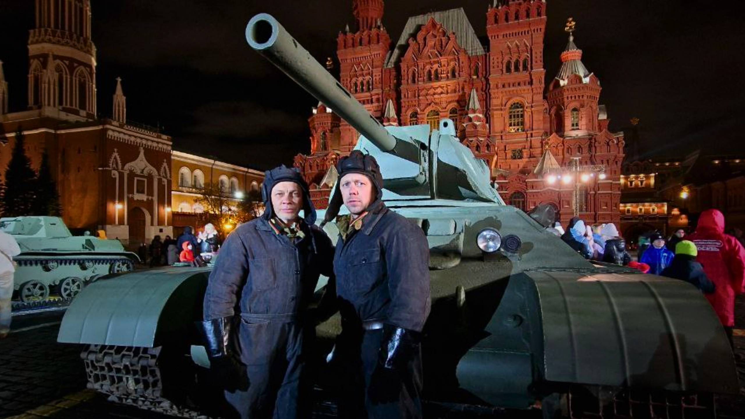 Tanks Arrive in Red Square