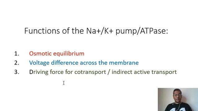 Active transport across plasma membrane