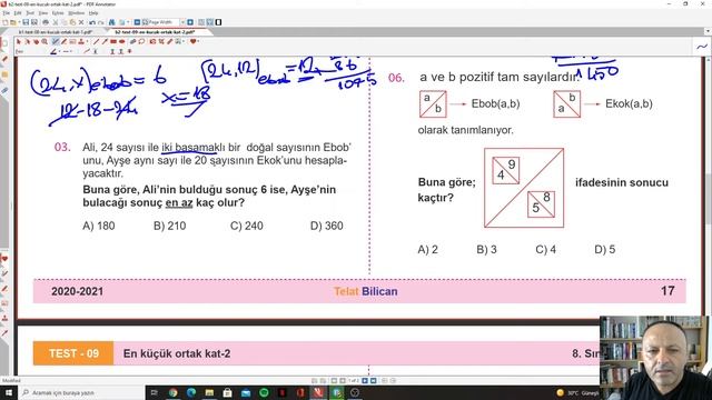 8.SINIF TELAT BİLİCAN TEST 9 EKOK 2
