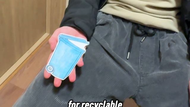 Proper waste sorting