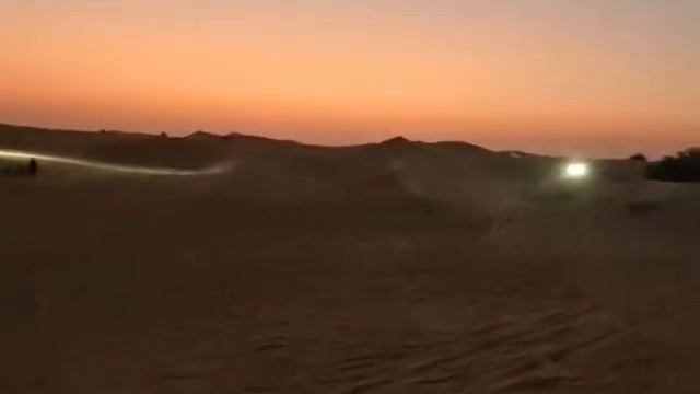 Al Qudra Desert Camp..Evening View 🥰😇💫