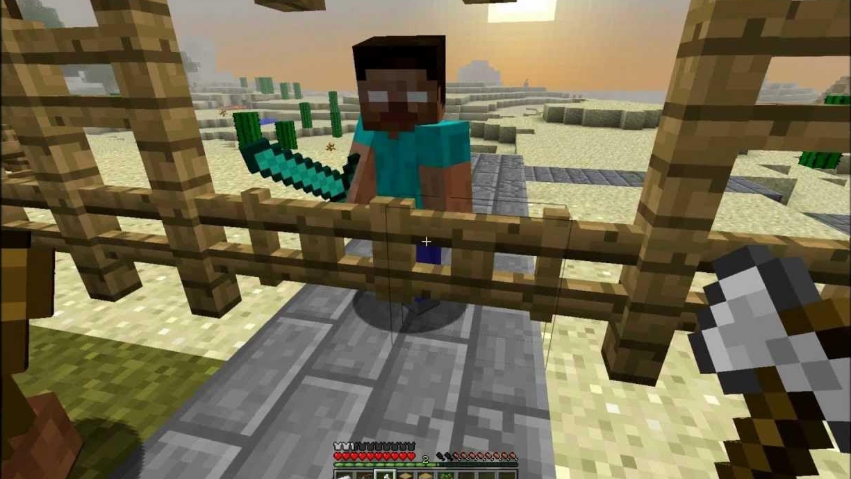 Minecraft сериал "Потерянные". Cерия 2: "Herobrine" (2012)