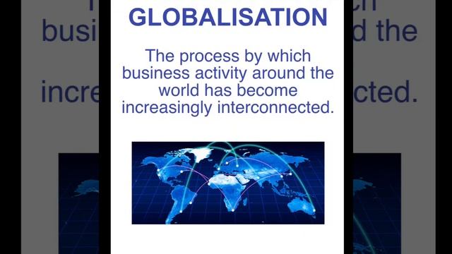 6.3 What is Globalisation?