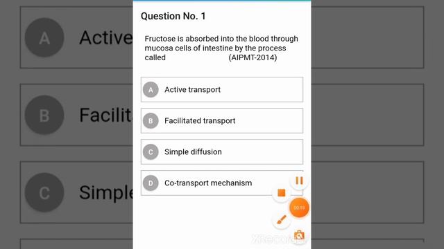 Digestive system questions for neet 2021