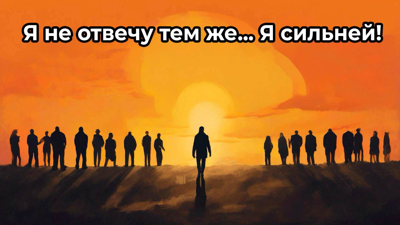 Я не отвечу тем же... Я сильней!  (Стих Ирины Самарины-Лабиринт в музыкальной обработке)