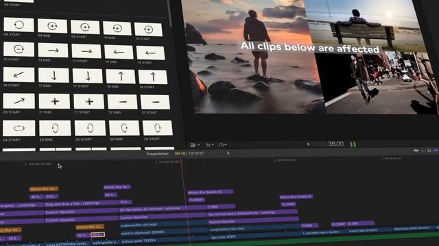 Final cut pro X 74 Useful Transitions