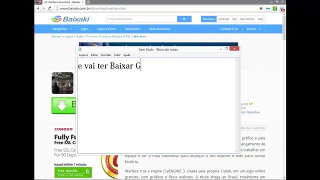 Instalando Warface Windows 8