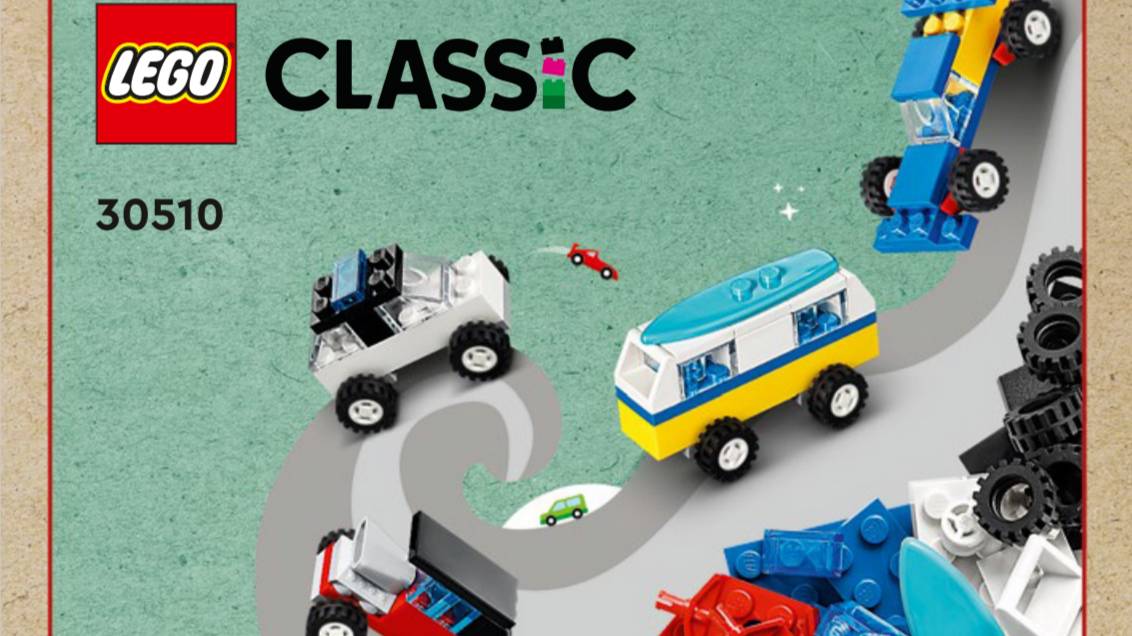Lego. Лего. Машинки. Lego classic 30510