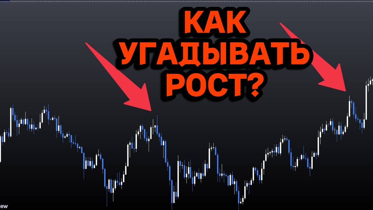 Как научиться угадывать РОСТ цены ? Трейдинг обучение для начинающих