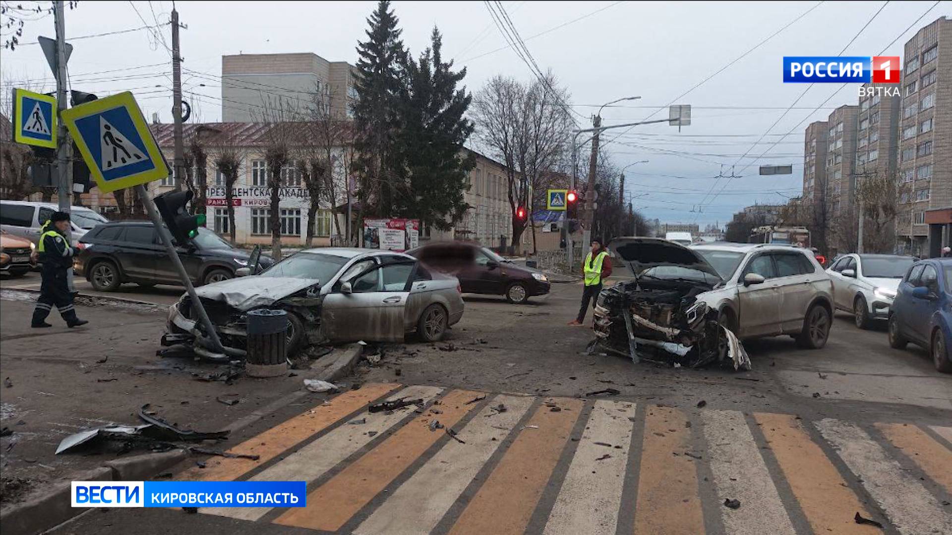 Из-за аварии на Ленина возникли пробки